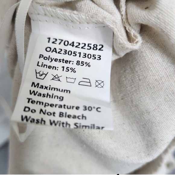 NWT Commense Utility Linen Two Piece  Pant Set XL - Picture 3 of 6